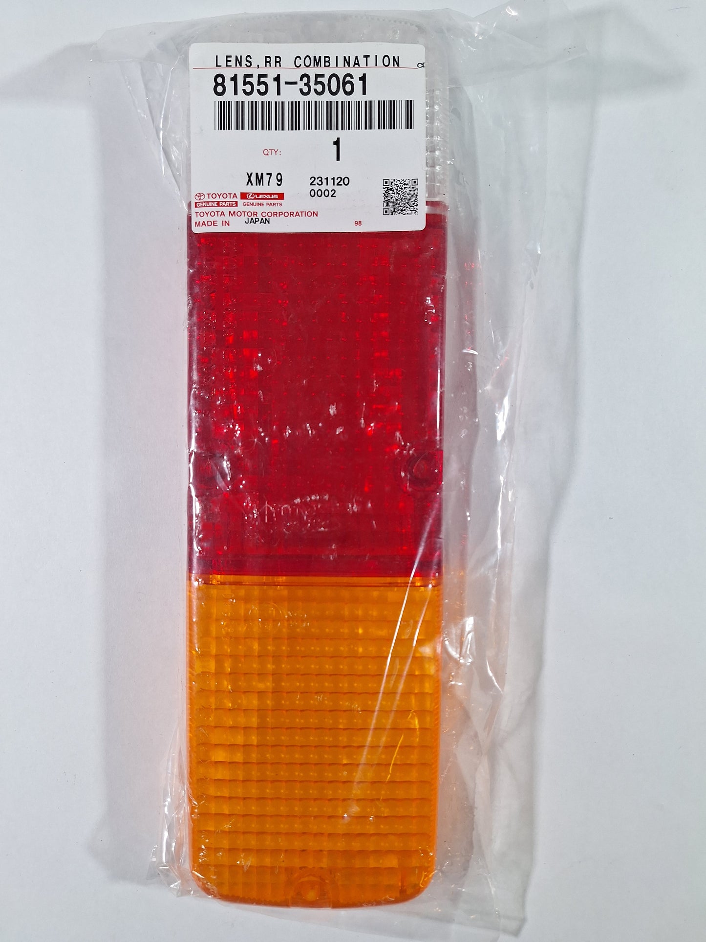 New FJ40 Right Tail Lamp Lens 81551-35061
