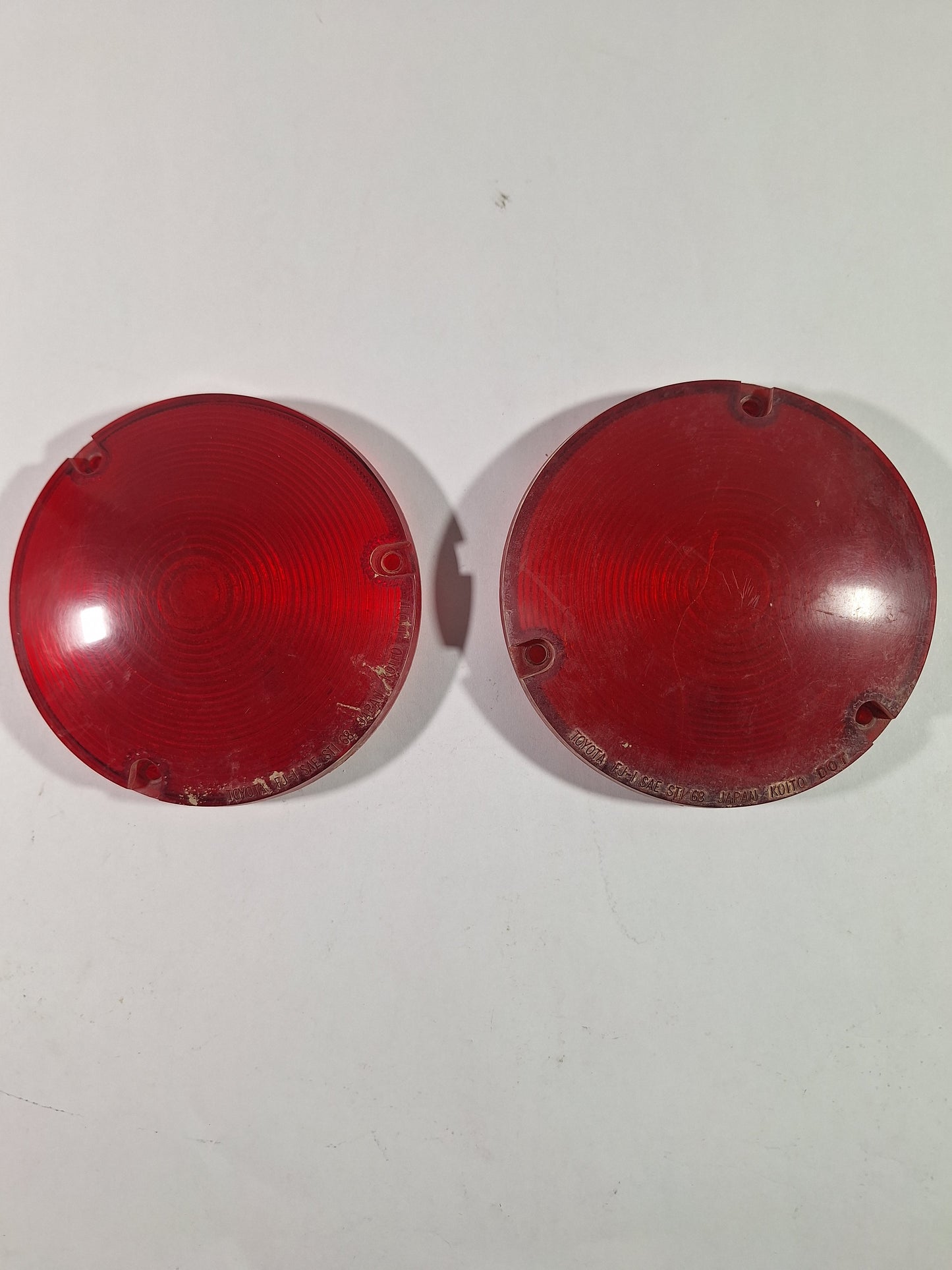 FJ40 OEM Tail Lamp Lens 4 3/4" Fits 69-73