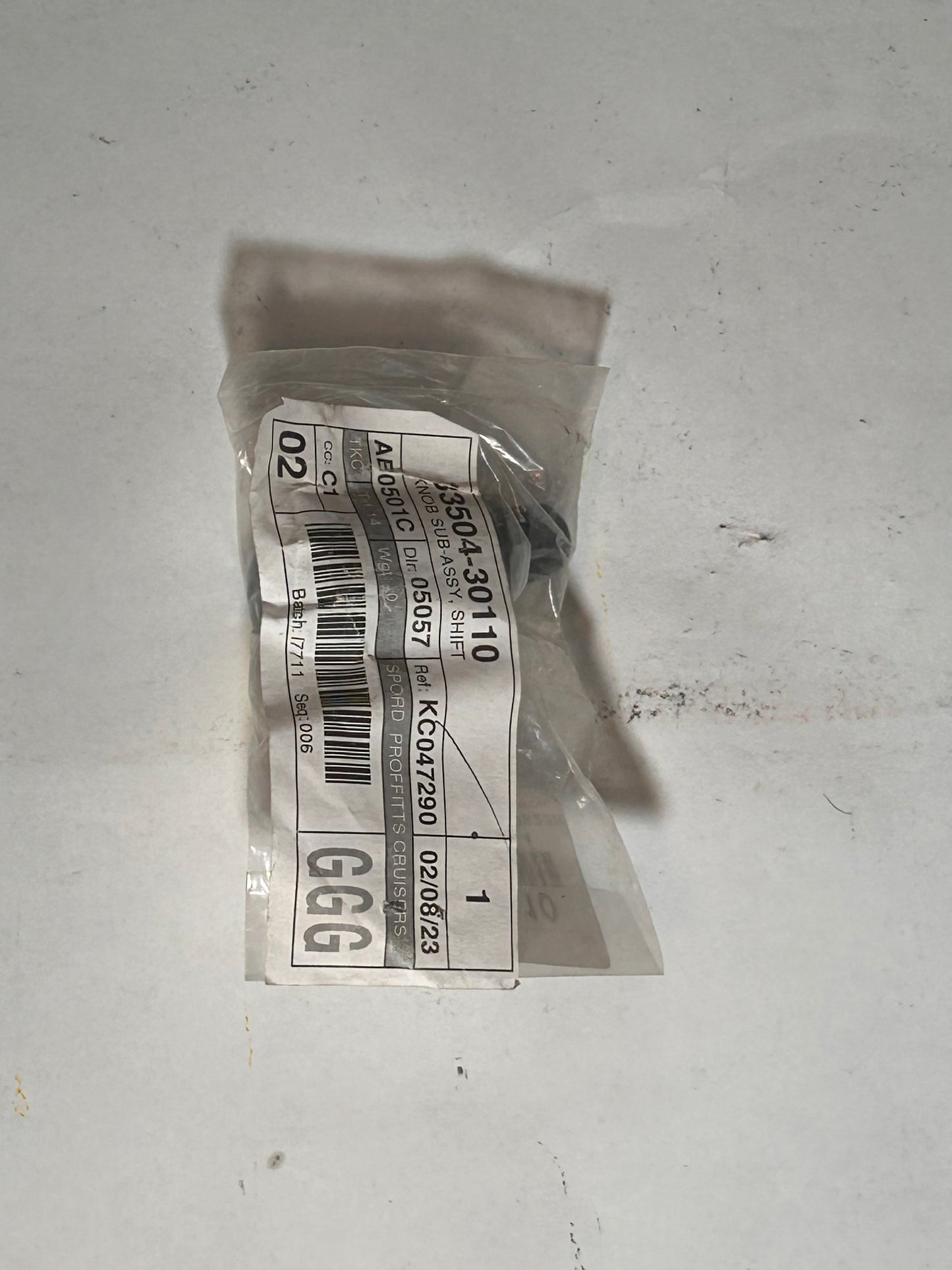 Early FJ40 Transfer Case Shifter Knob 33504-30110