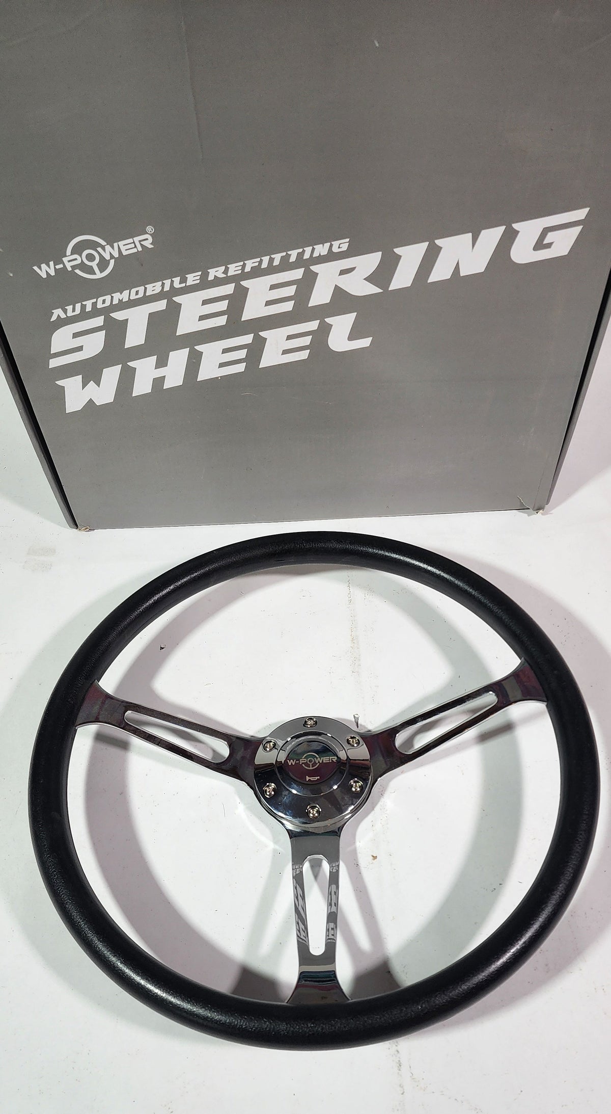 W-Power 15" 6-Bolt Steering Wheel