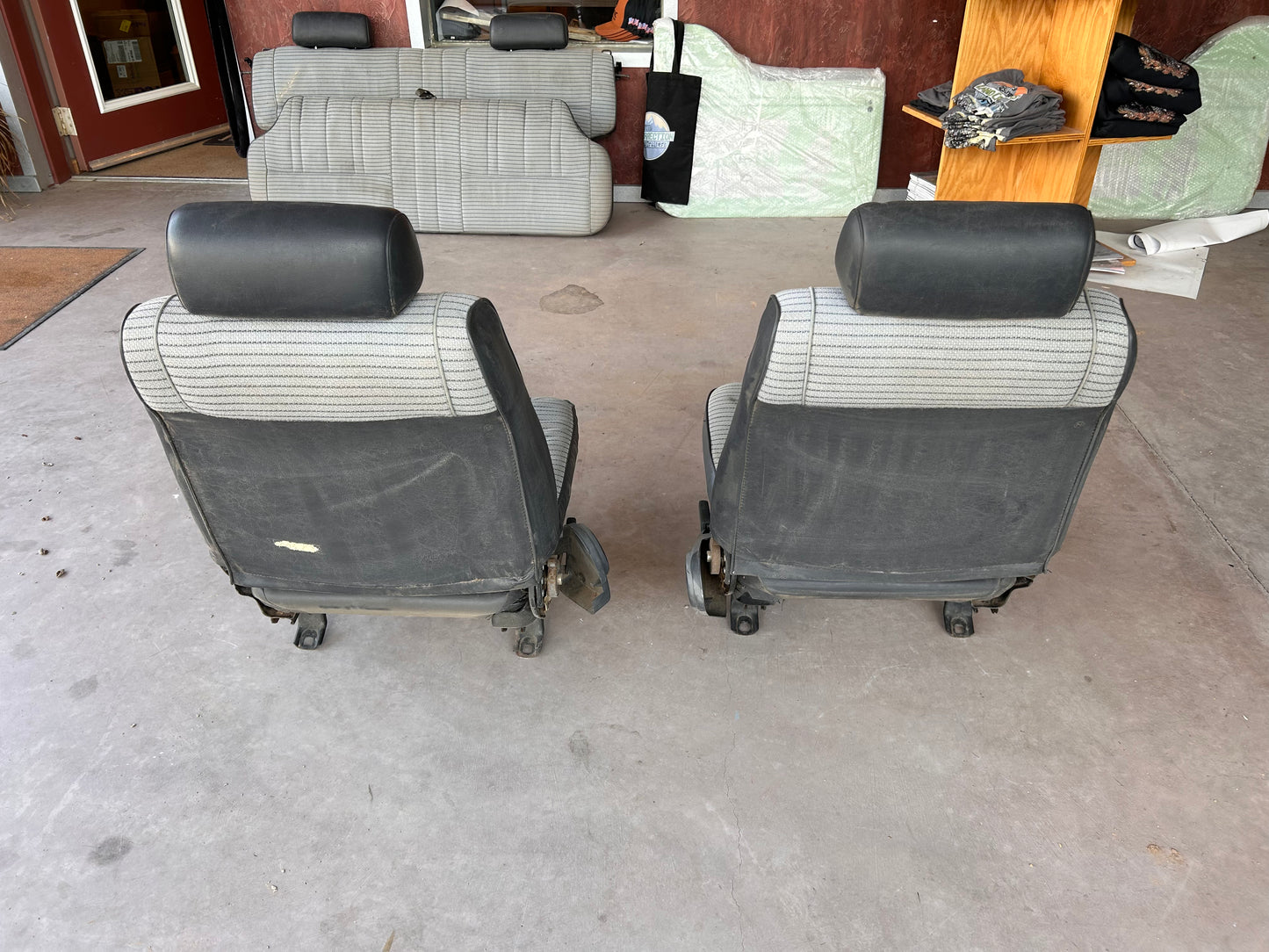 Late FJ60/62 Land Cruiser Front and Rear OEM Seats