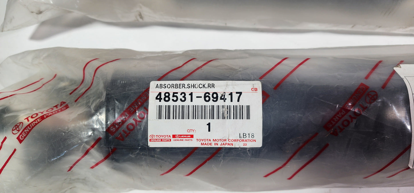 FJ80 Land Cruiser 91-97 Set of 2 OEM Rear Shock Absorbers 48531-69417