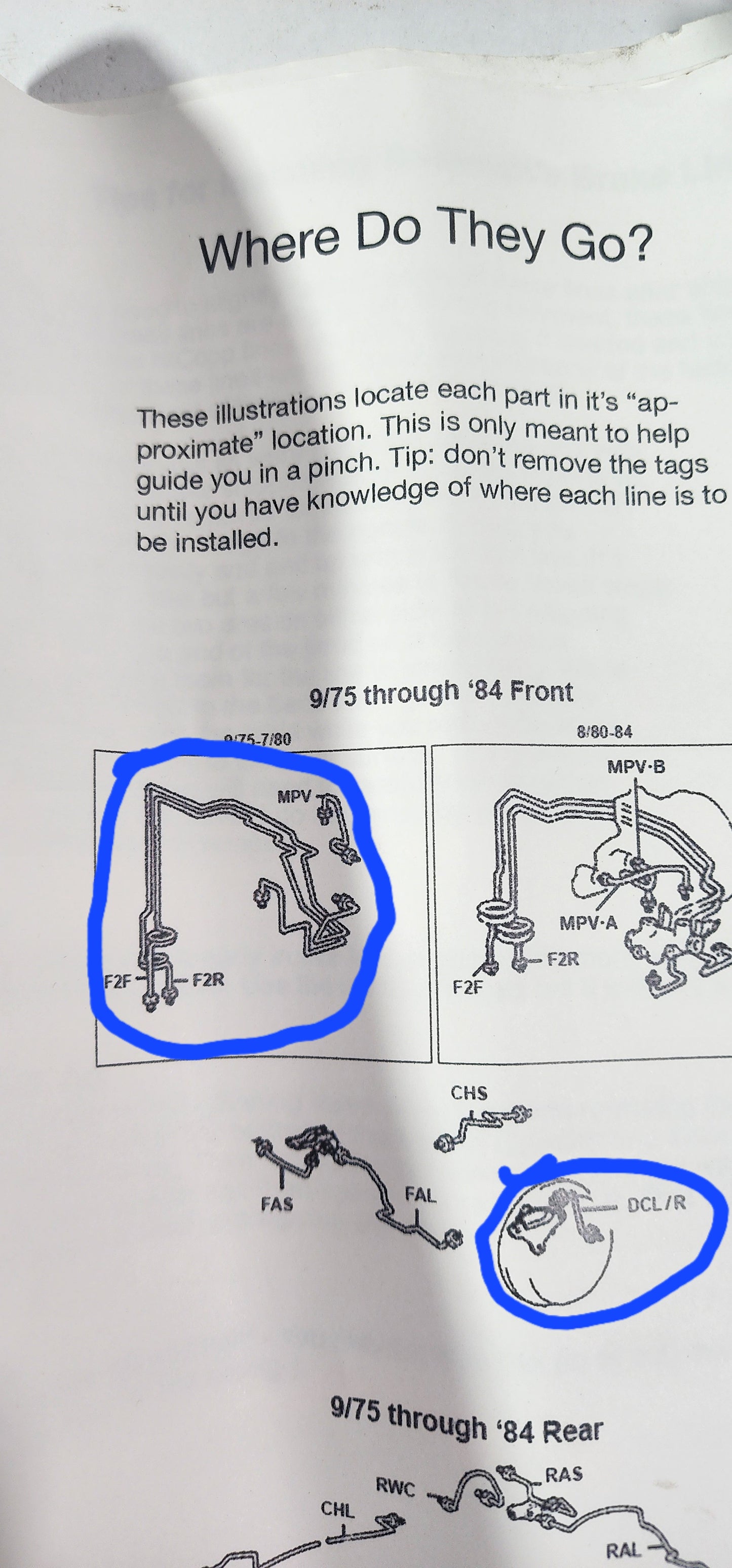75-80 FJ40 Land Cruiser Front Hard Brake Line Set