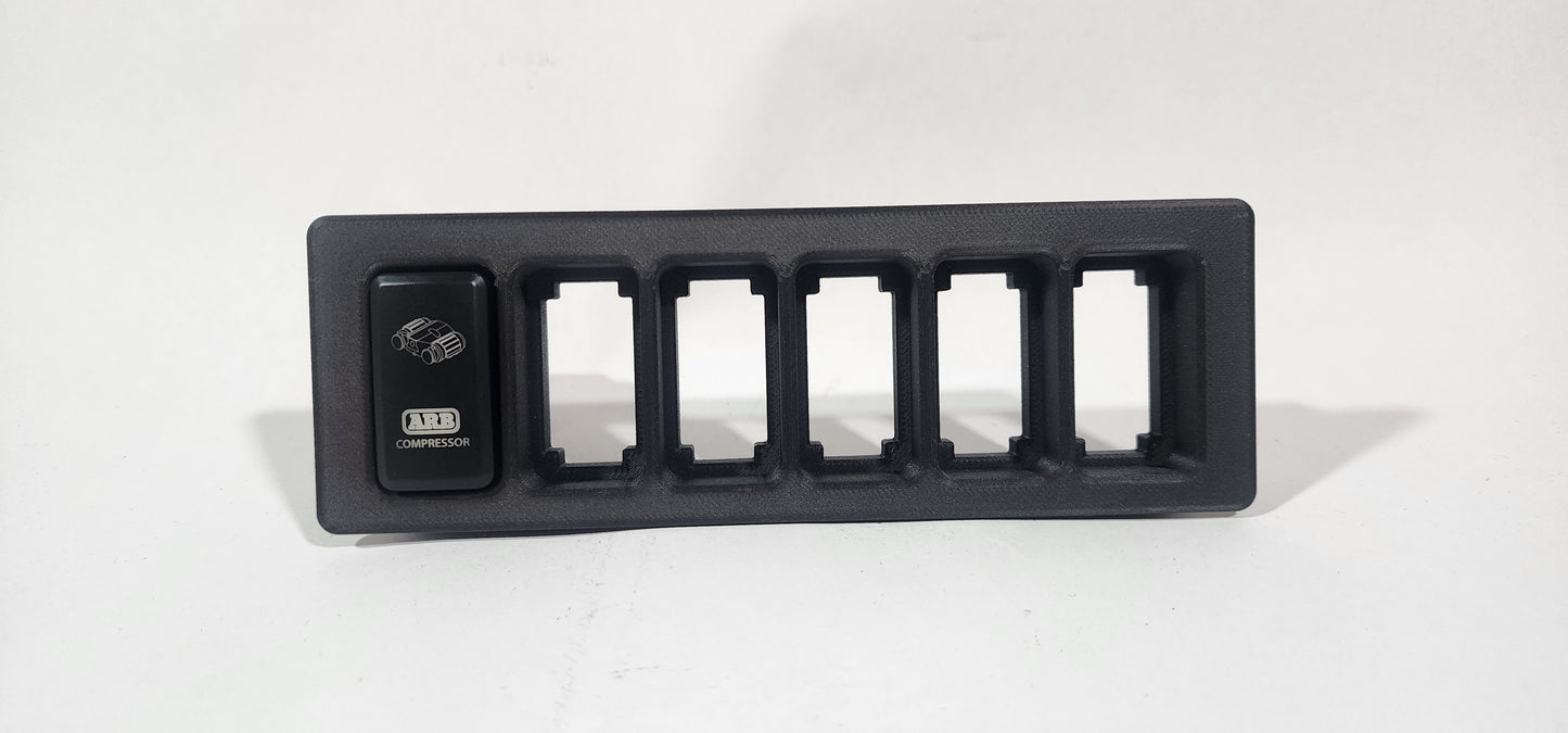3D Printed FJ60 Center Dash Switch Bezel