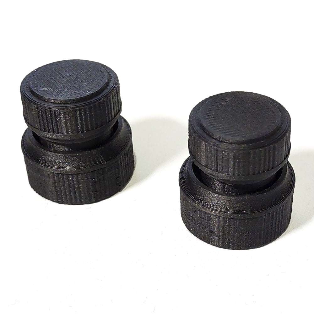 3D Printed Replica FJ40 & FJ60 Radio Knobs