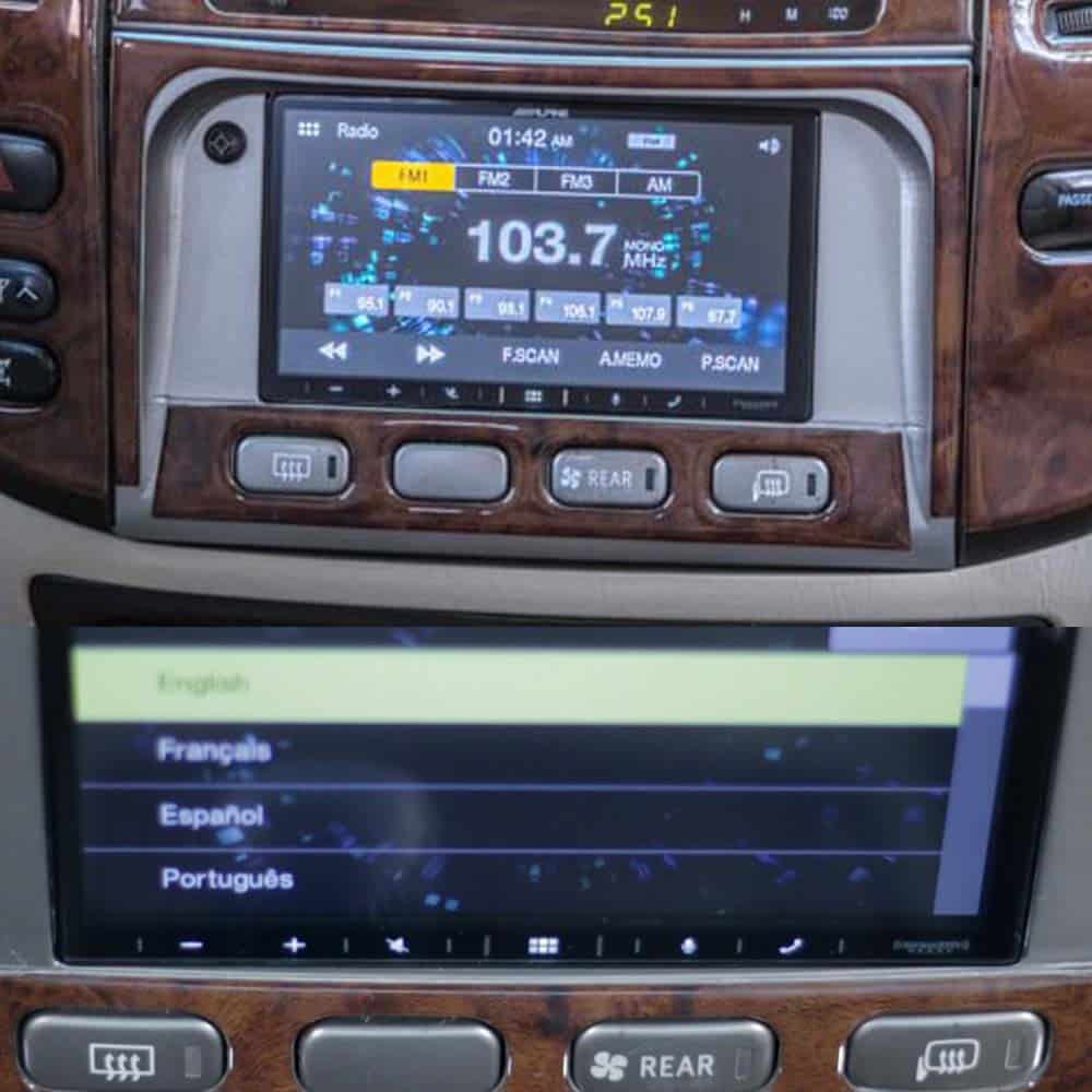 3D Printed 100 Series 2nd Screen Stereo Installation Mount 100 - 3D-100-04