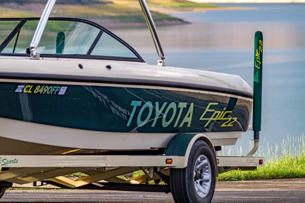 Toybota! Matching 1999 Toyota Land Cruiser and Toyota Epic 22 Ski Boat