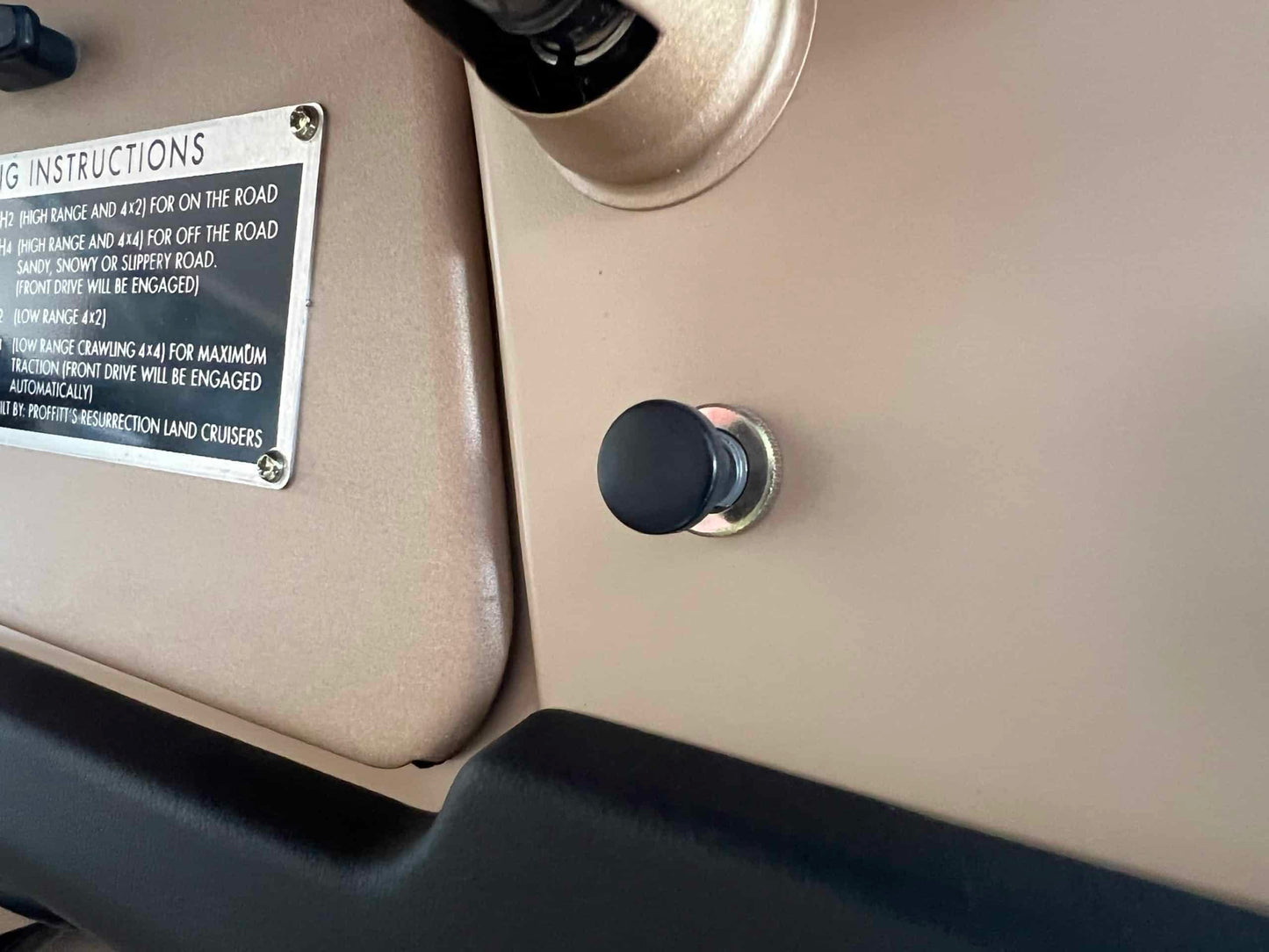 3D Printed FJ40 Interior Light Knob