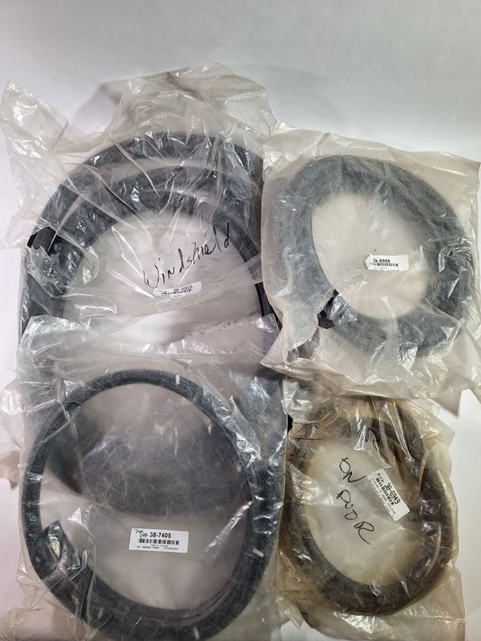 LMC Chevy Truck Exterior Rubber 13 pieces(Lot) 38-6958, 38-6948, 38-6949, 38-5934, 38-3203, 38-5979, 38-5982, <a href="tel:38-5983 38-5905">38-5983 38-5905, 38-5915, 38-5919 And Qty 2 38-7404
