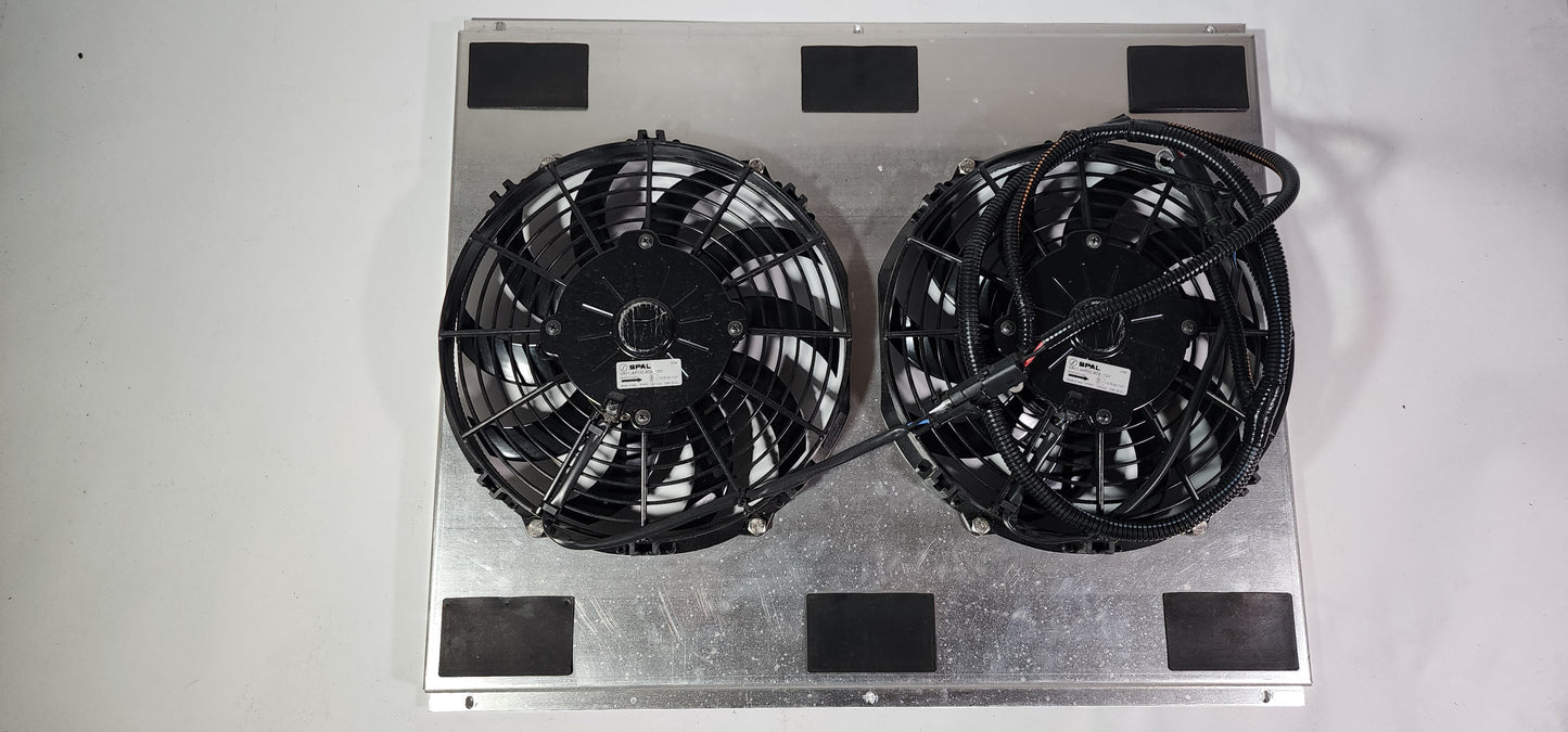 Spal Dual Cooling Fans with Shroud