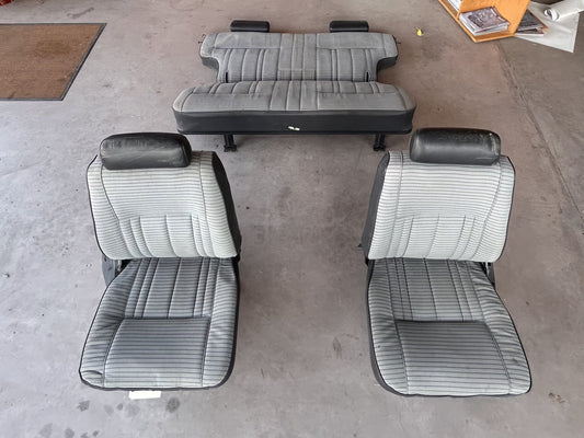Late FJ60/62 Land Cruiser Front and Rear OEM Seats