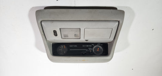80 Series Land Cruiser Roof Console with Altimeter and Sub-Fuel Gauge