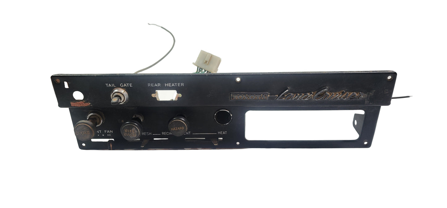 FJ55 Land Cruiser Heater Control Panel