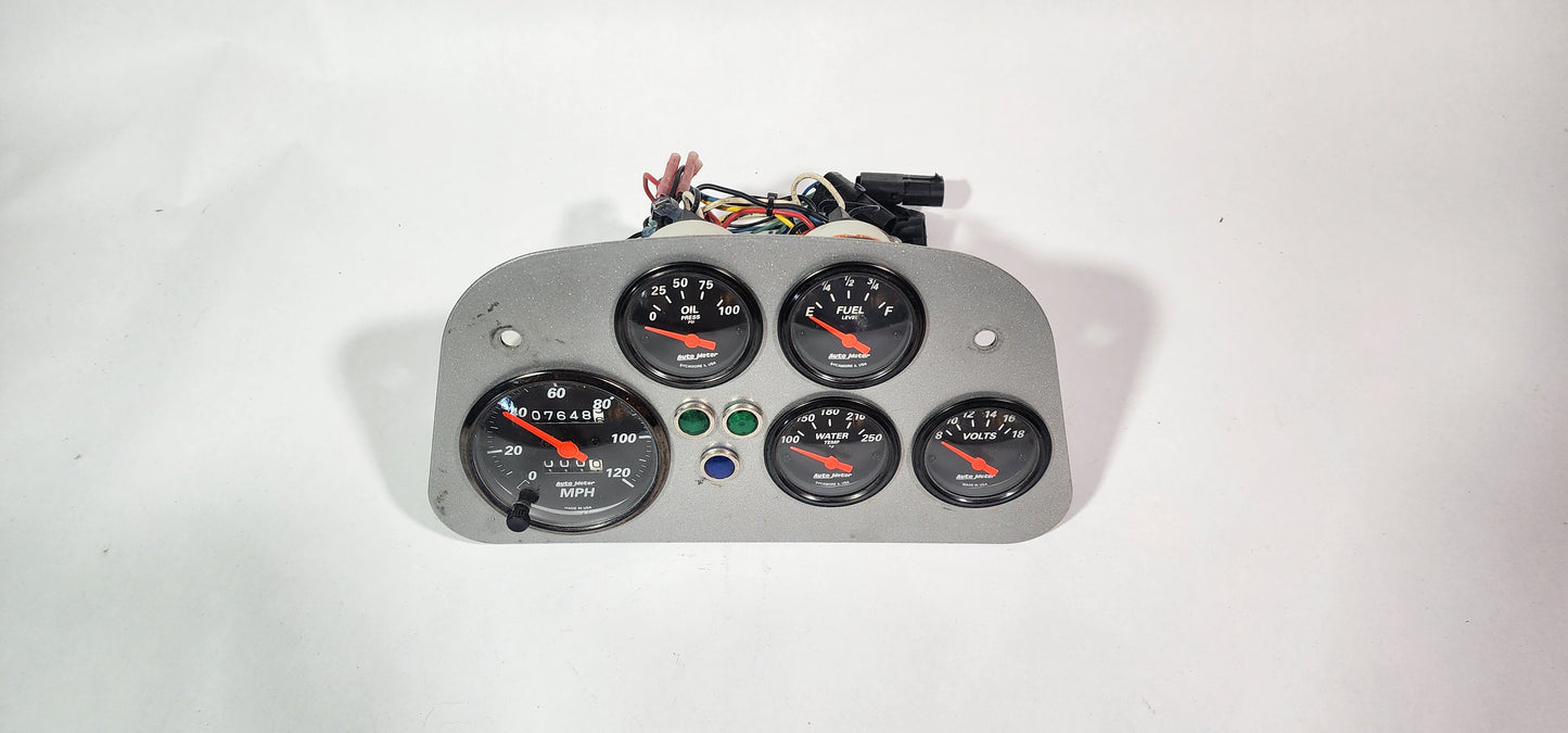 FJ40 Land Cruiser Custom Auto Meter Gauge Cluster