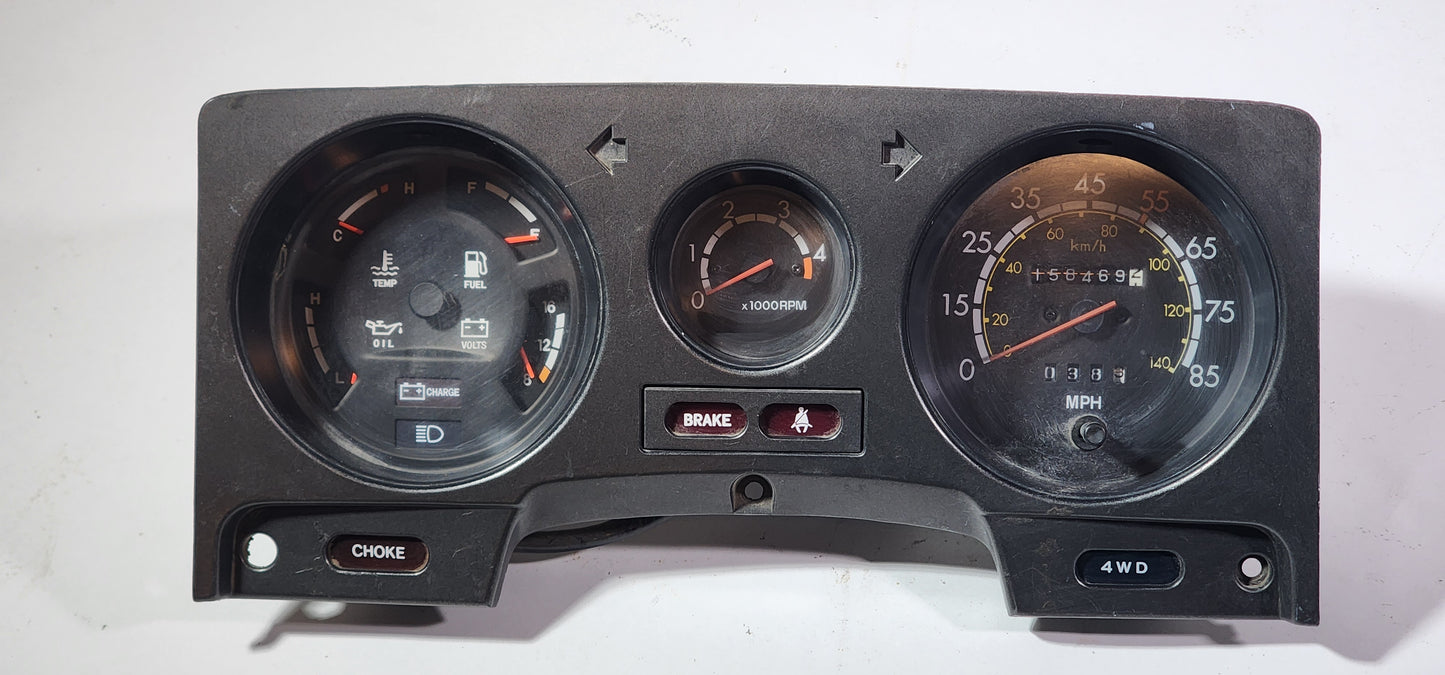 FJ60 Land Cruiser Instrument Cluster with Trim