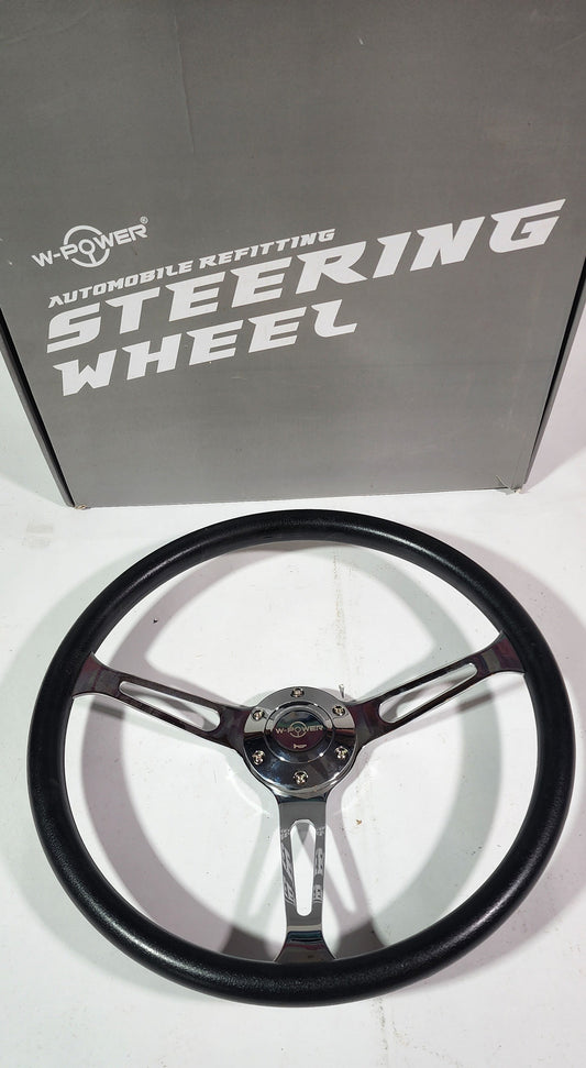 W-Power 15" 6-Bolt Steering Wheel