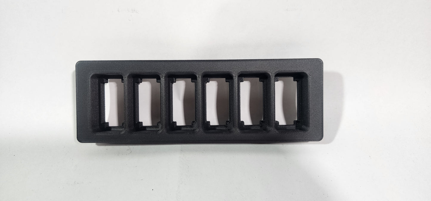 3D Printed FJ60 Center Dash Switch Bezel