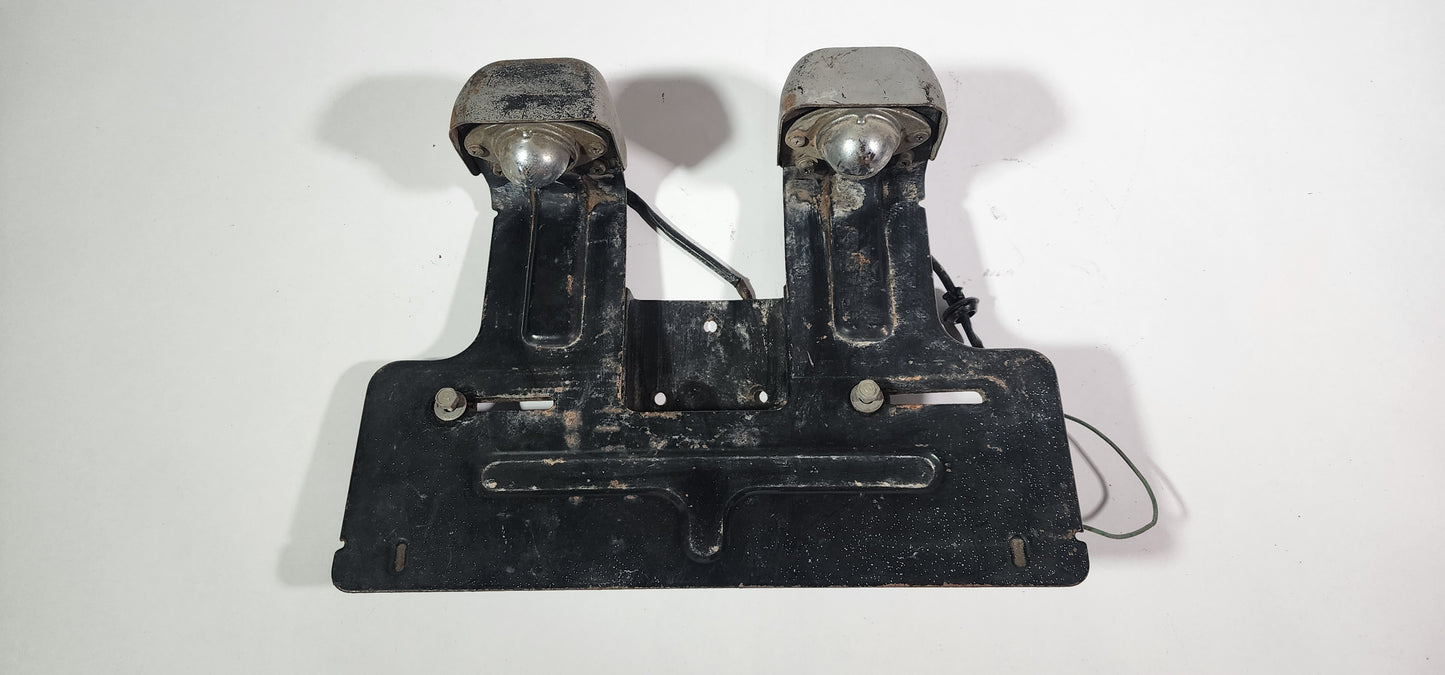 FJ40 Land Cruiser Rear License Plate Holder with Lights