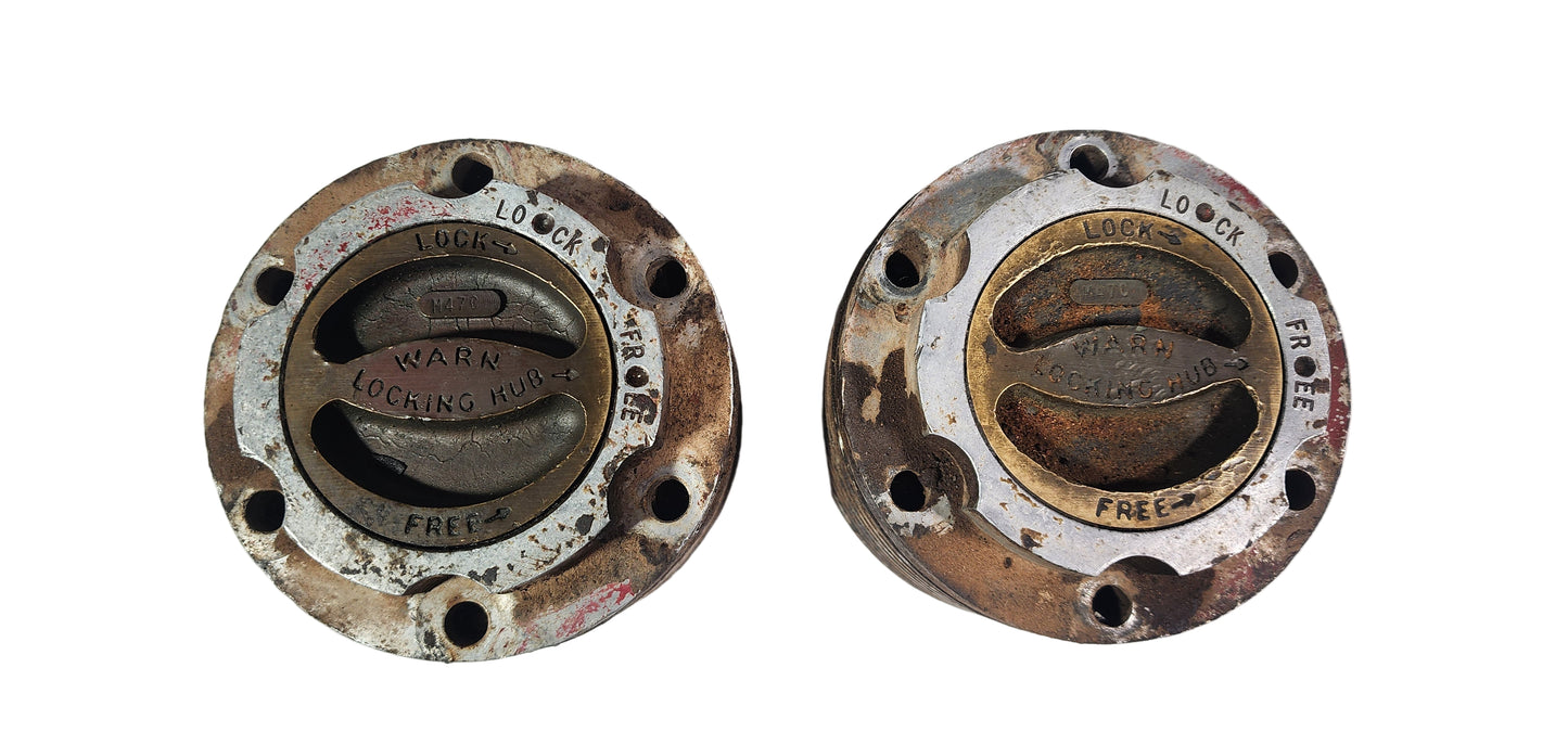 FJ40 Land Cruiser Early Course Spline Warn M47 Style Locking Hubs