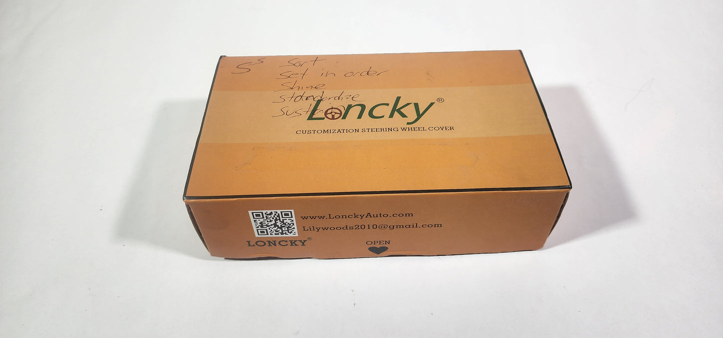 100 Series Land Cruiser Brown Leather Steering Wheel Wrap