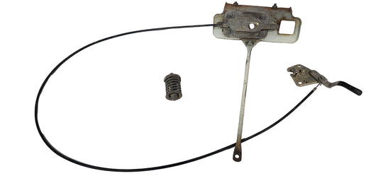 FJ55 Land Cruiser Hood Catch, Release Cable and Lever Assembly