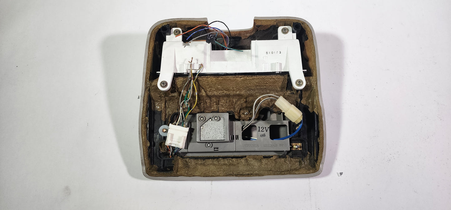 80 Series Land Cruiser Roof Console with Altimeter and Sub-Fuel Gauge (For Parts or Repair)