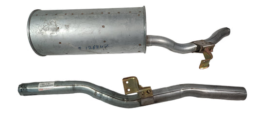 FJ45 Land Cruiser OEM Toyota Muffler and Tailpipe Assembly 17430-61061