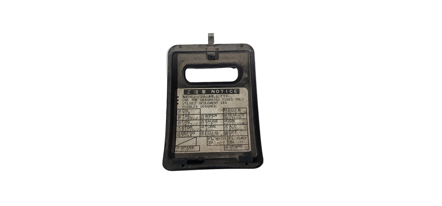 FJ80 Land Cruiser Early Interior Fuse Box Cover