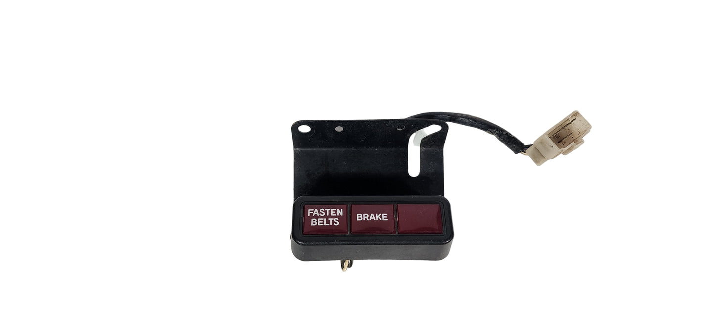 FJ40 Land Cruiser Warning Light Assembly and Bracket