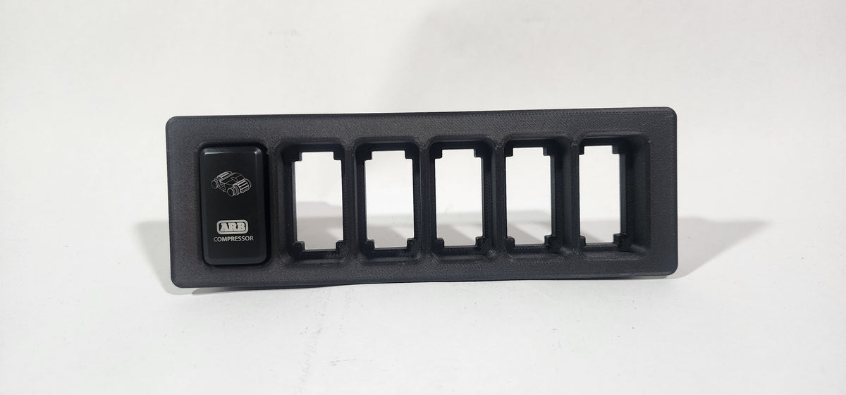 3D Printed FJ60 Center Dash Switch Bezel