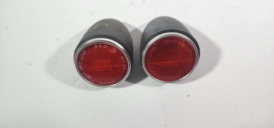 FJ40 Land Cruiser Rear Reflectors w/ Chrome Ring
