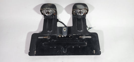 FJ40 Land Cruiser rear license plate holder with lights