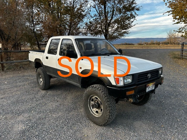 The Trifecta! 1996 Left Hand Drive Toyota HiLux Double Cab Pickup