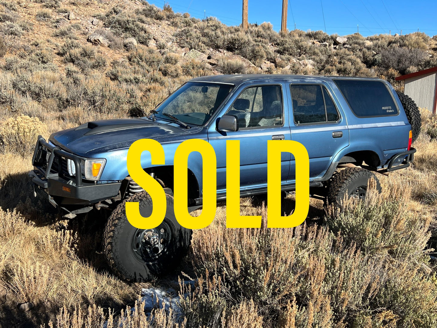 Cummins Diesel 1991 Toyota 4 Runner with FZJ80 Axles