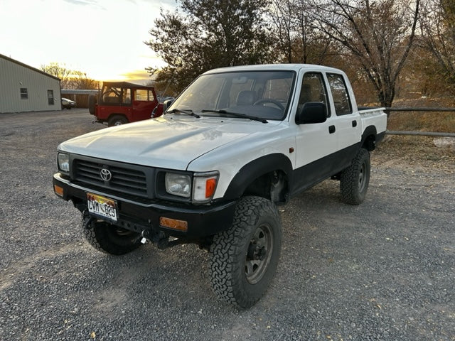 The Trifecta! 1996 Left Hand Drive Toyota HiLux Double Cab Pickup