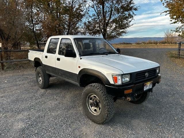 The Trifecta! 1996 Left Hand Drive Toyota HiLux Double Cab Pickup