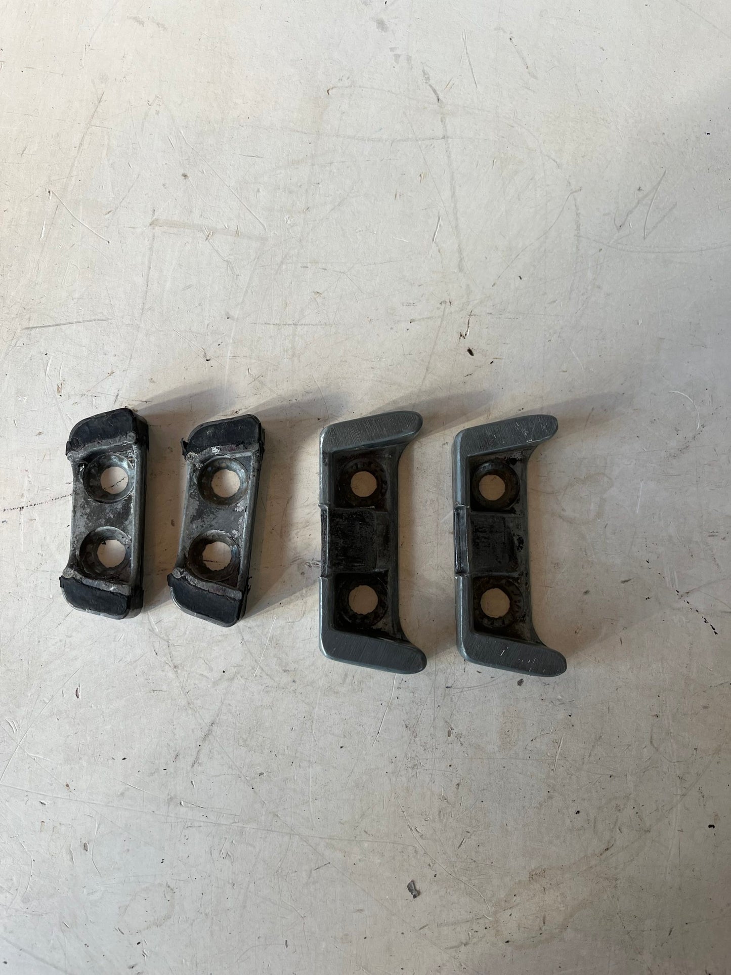 Used Set of Inner and Outer Door Strikes